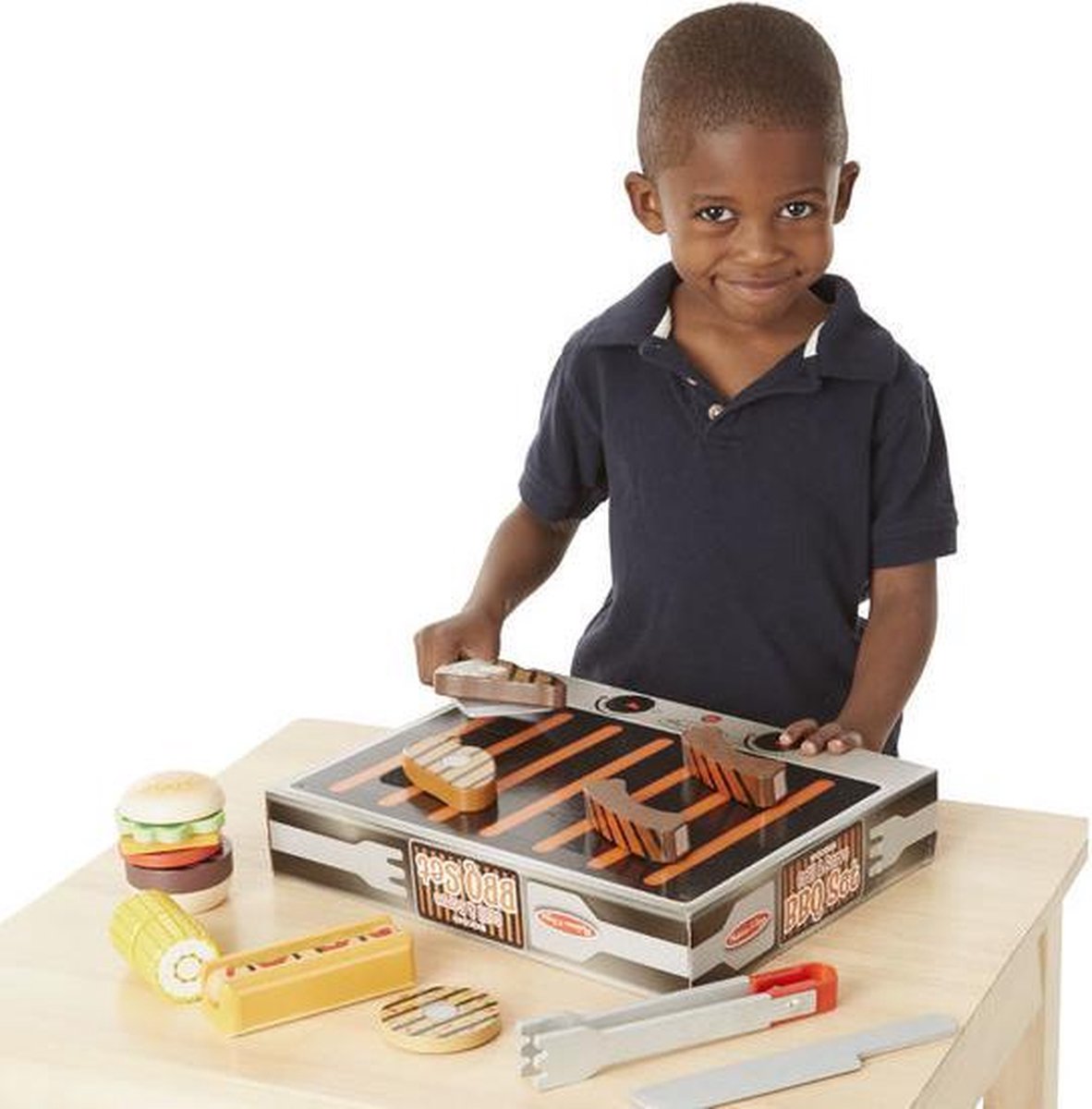 Melissa & Doug barbecue set 20 delig