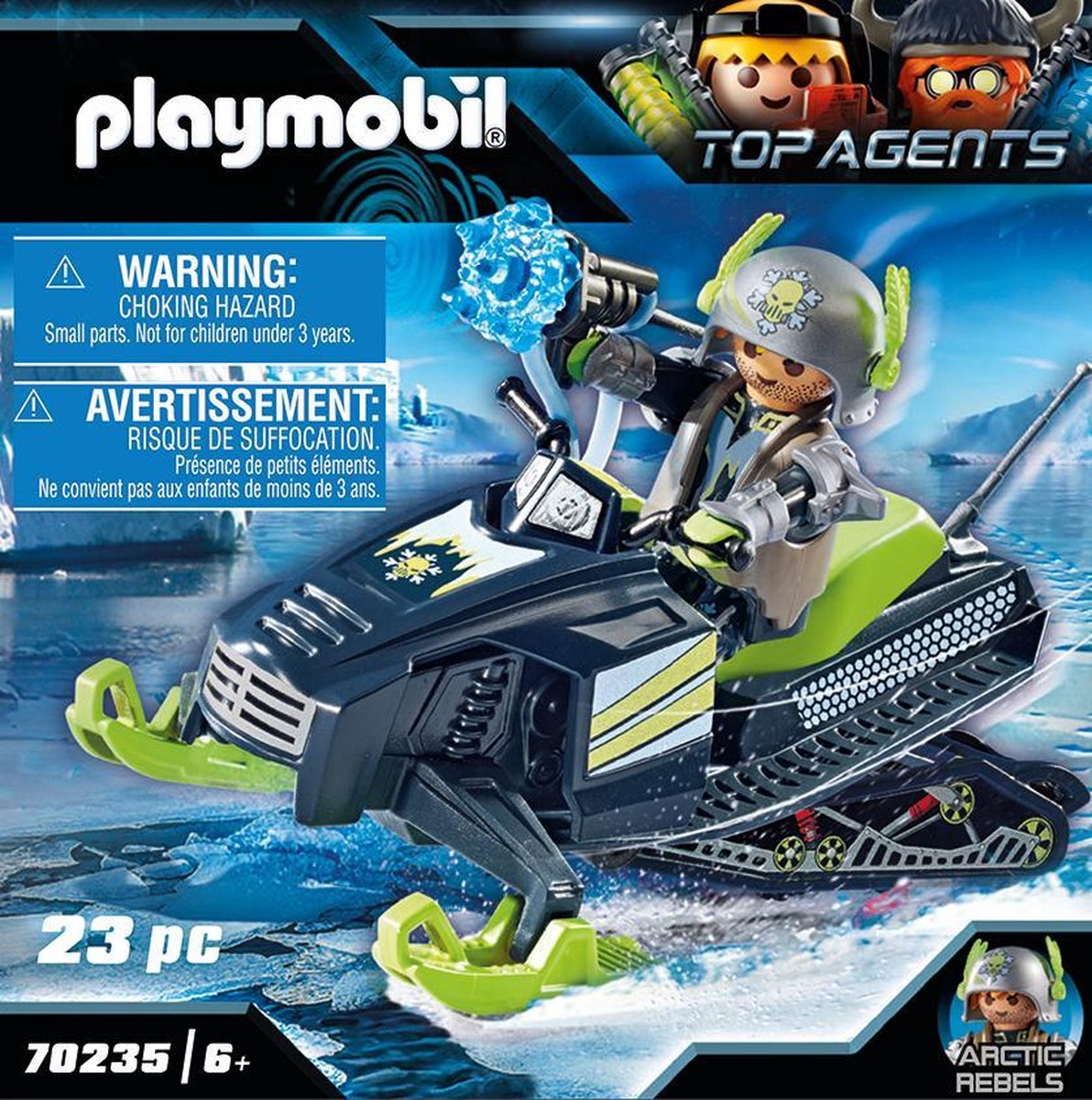 Playmobil Top Agents Arctic Rebels sneeuwscooter (70235)