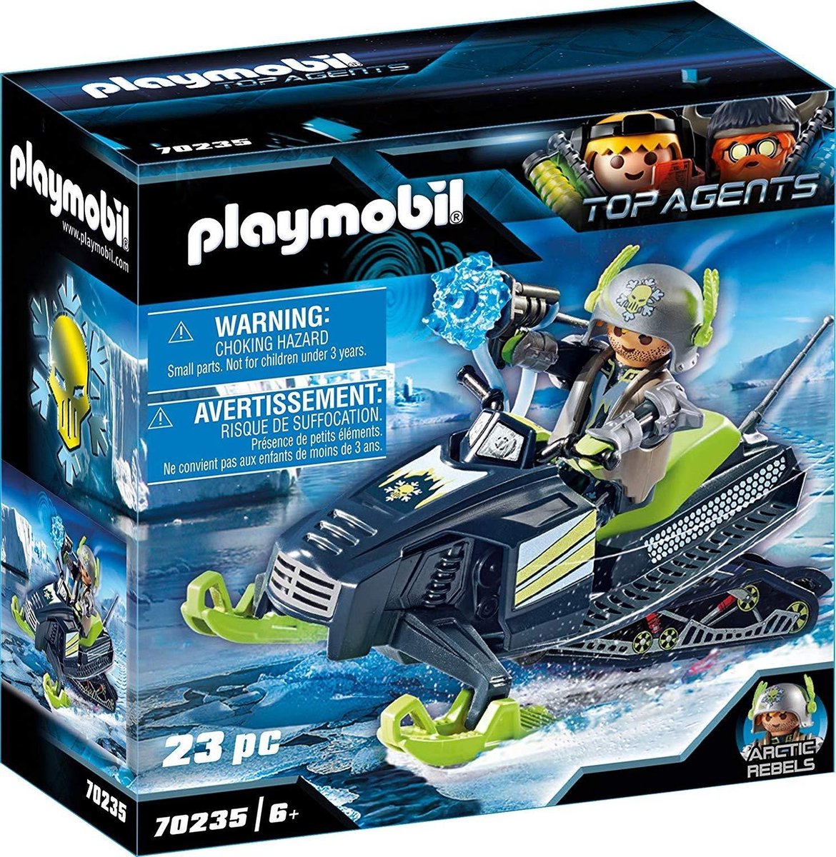 Playmobil Top Agents Arctic Rebels sneeuwscooter (70235)