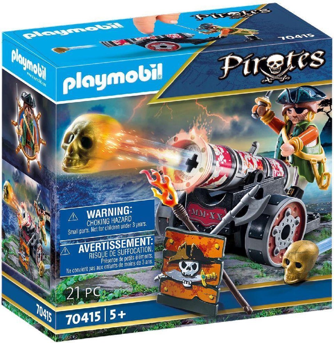 Playmobil Pirates: Piraat met kanon (70415)
