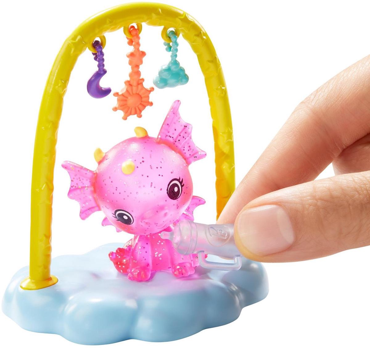 Mattel Barbie tienerpop Dreamtopia Pets 30 cm 10 delig - Roze