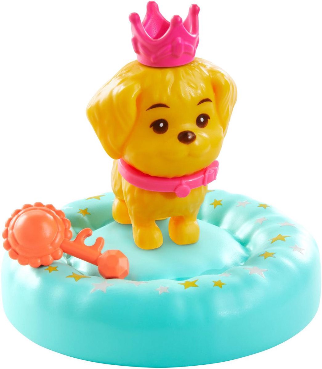 Mattel Barbie tienerpop Dreamtopia Pets 30 cm 10 delig - Roze