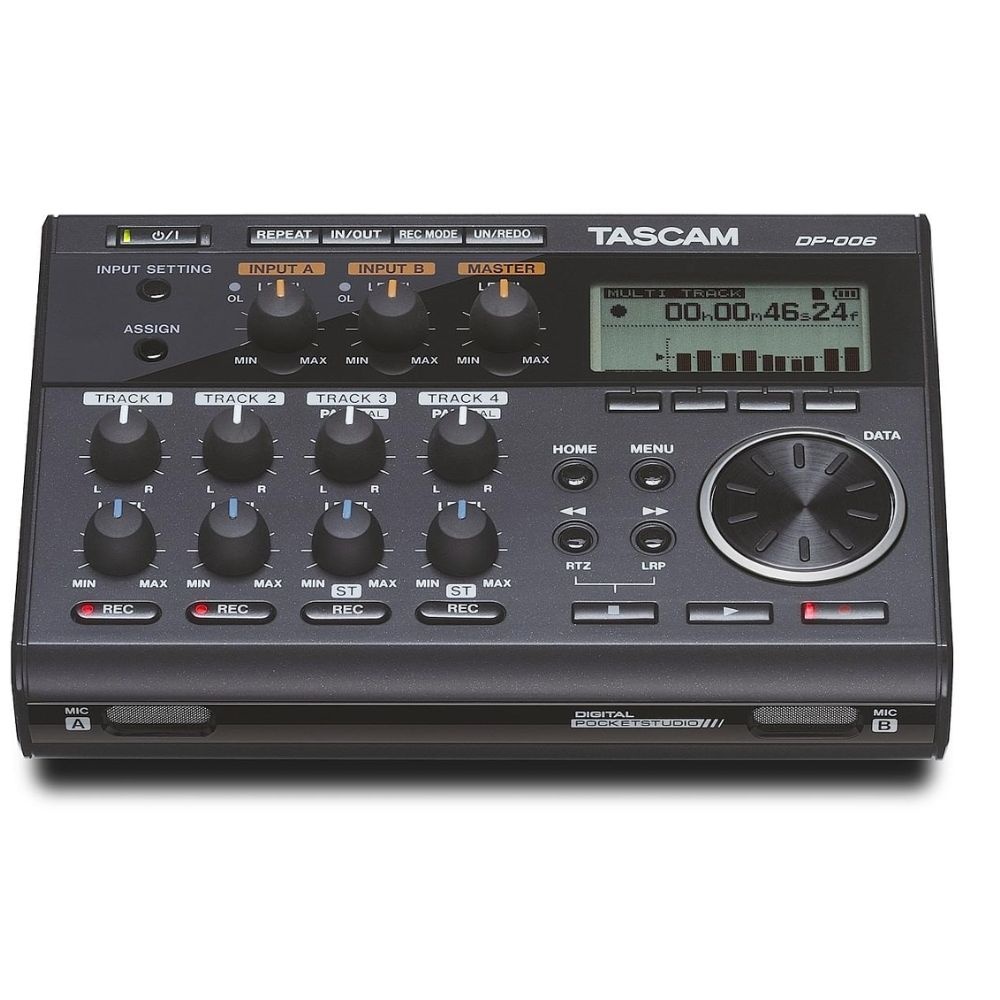 Tascam DP-006 Digital Pocketstudio 6-track multitrack-recorder