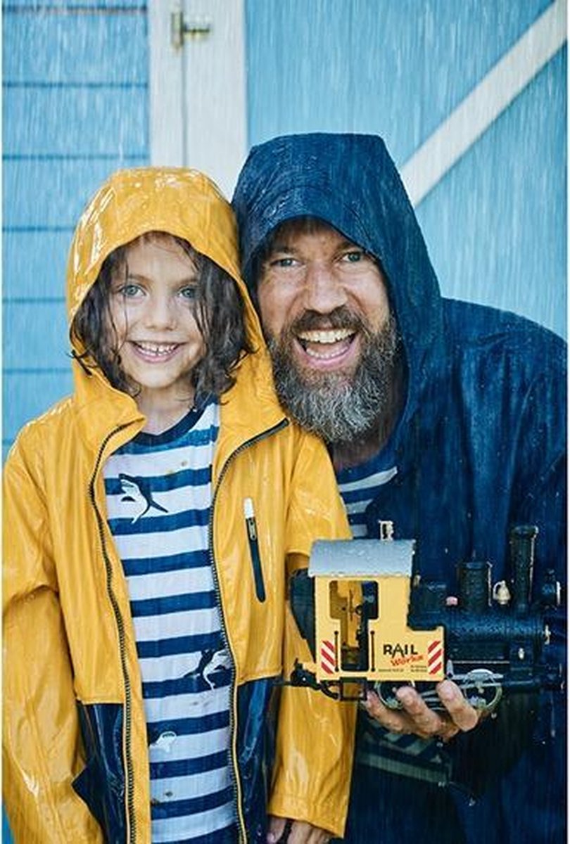 LGB startset bouwplaatstrein 230V G spoor 680 mm - Geel