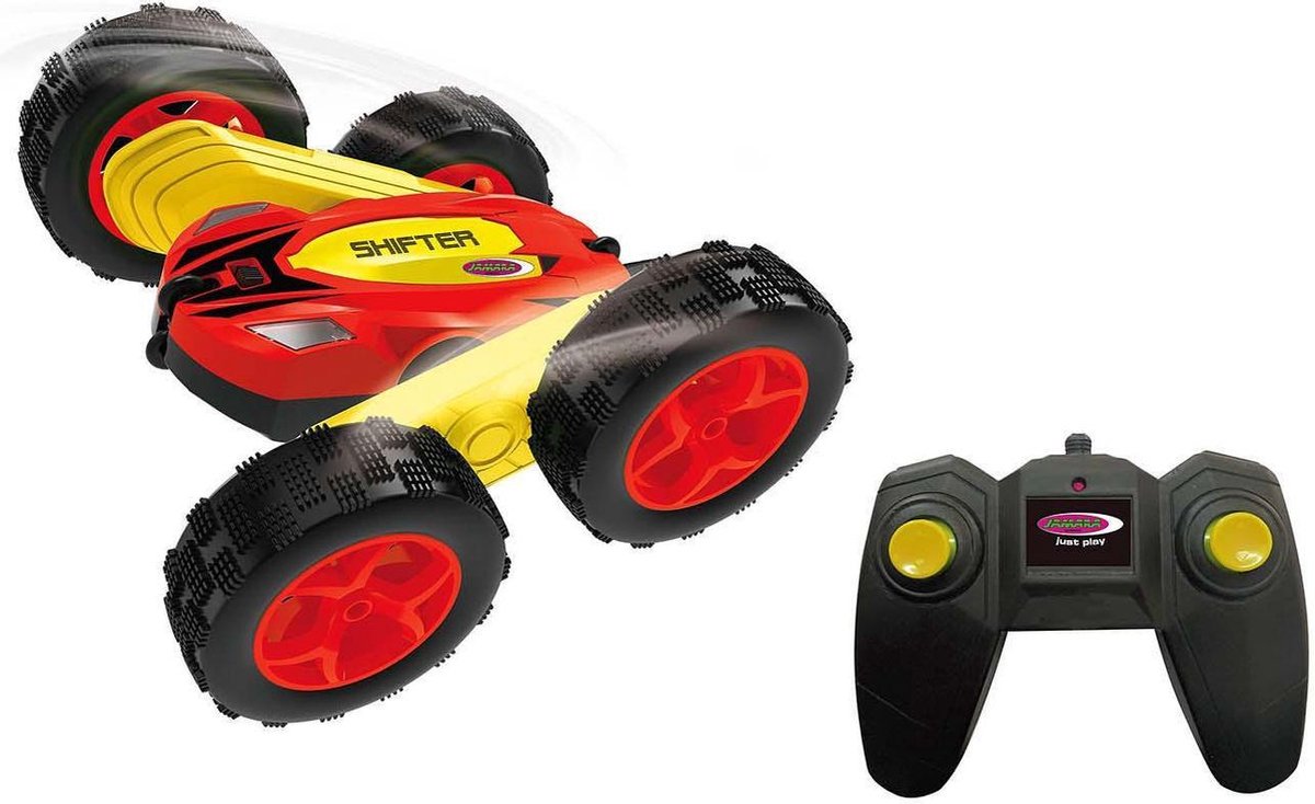 Jamara RC Shifter Stuntcar jongens 2,4 GHz 16cm/geel - Rood