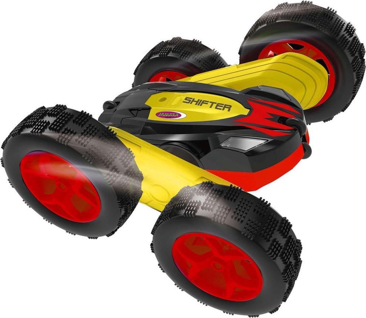 Jamara RC Shifter Stuntcar jongens 2,4 GHz 16cm/geel - Rood