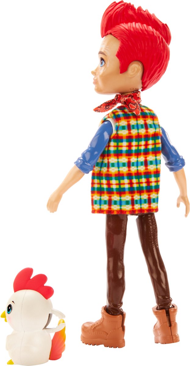 Mattel Enchantimals tienerpop Redward Rooster & Cluck 15 cm