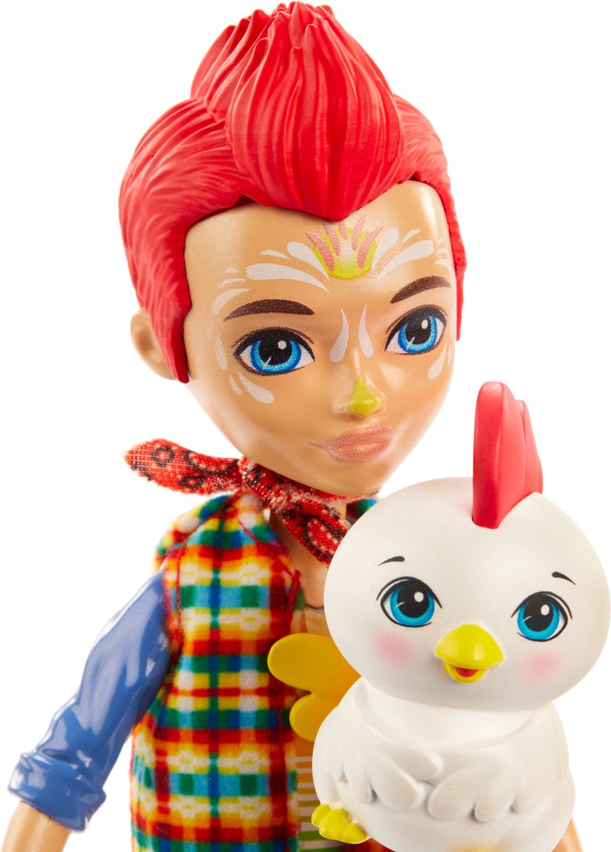 Mattel Enchantimals tienerpop Redward Rooster & Cluck 15 cm