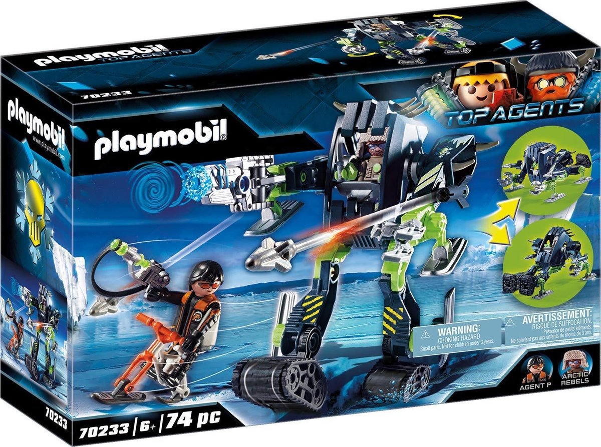 Playmobil Top Agents Arctic Rebels sneeuwrobot (70233)