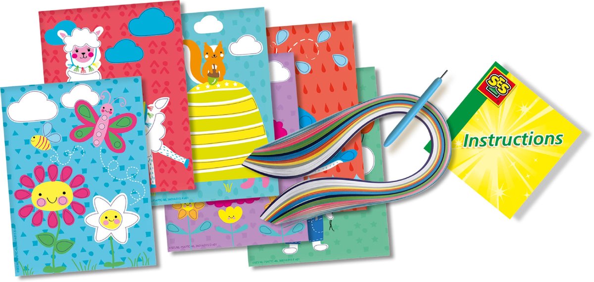 Ses filigraan stickerkaarten