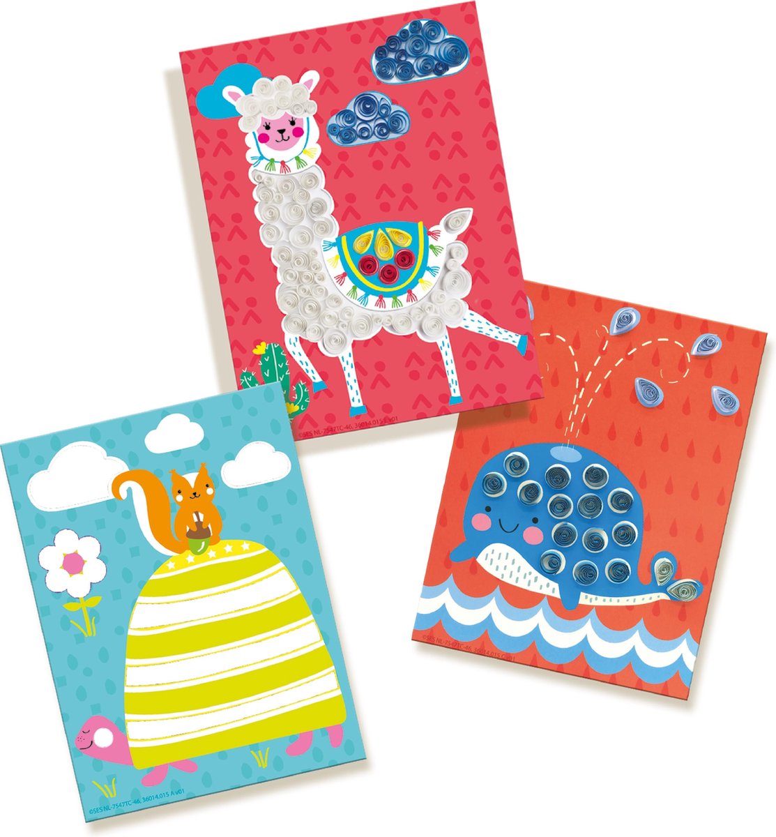 Ses filigraan stickerkaarten