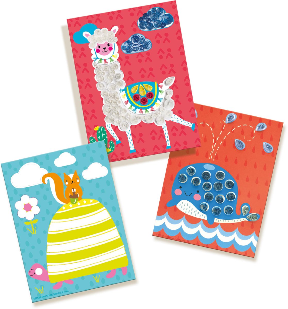 Ses filigraan stickerkaarten