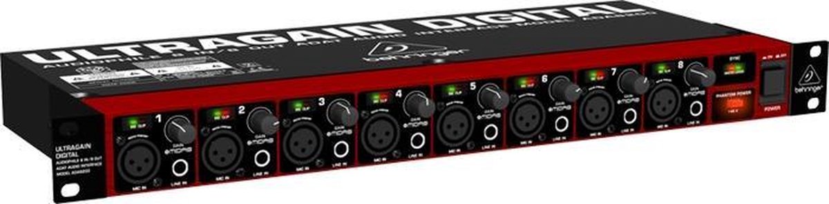 Behringer ULTRAGAIN DIGITAL ADA8200 audio interface