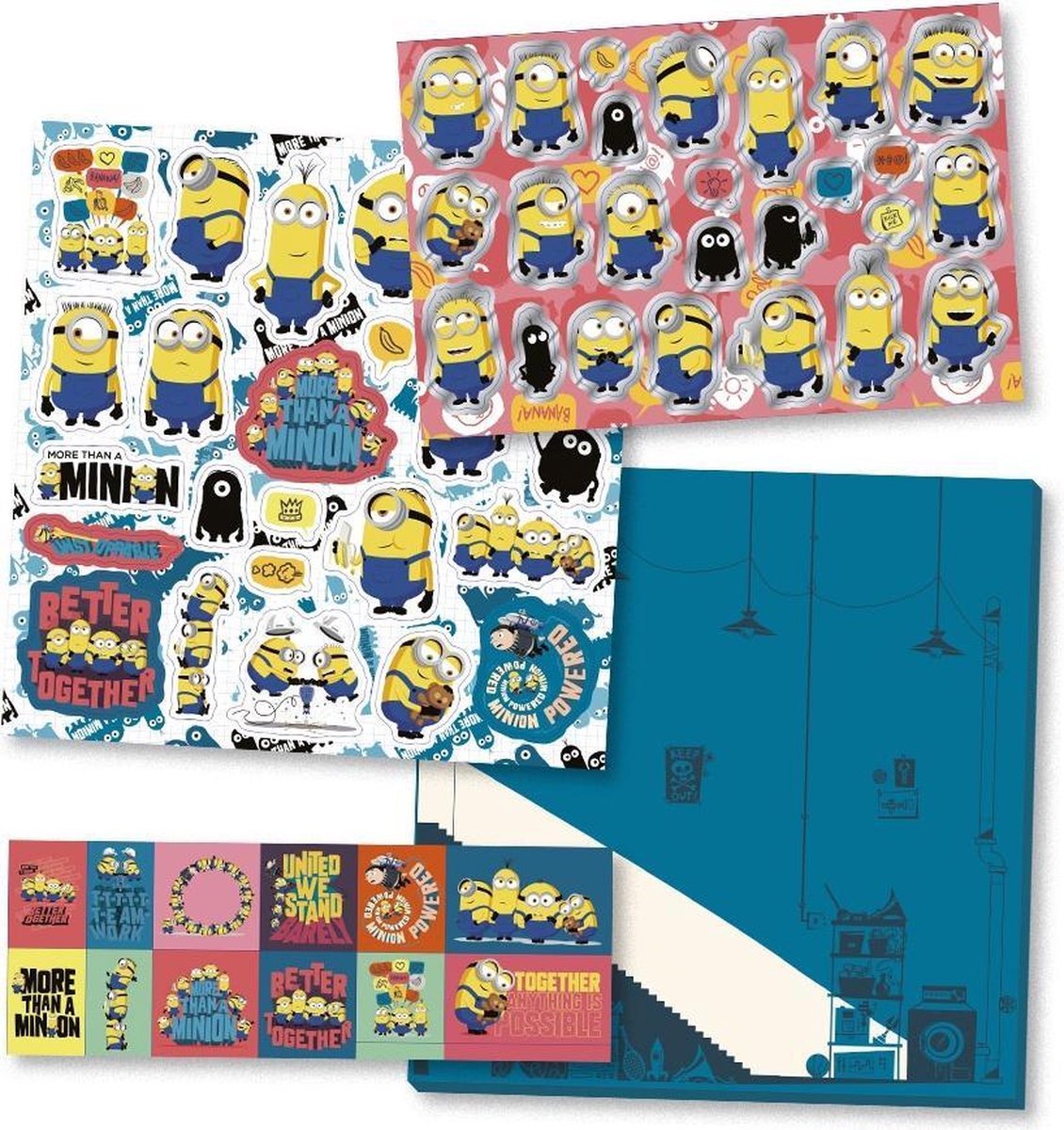 Totum stickerset minions junior 2 vellen