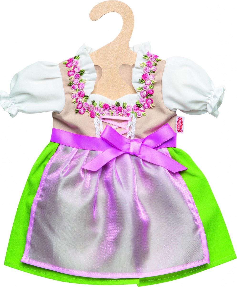 Heless poppenkleding jurk oktoberfeest meisjes 35 45 cm 2 delig