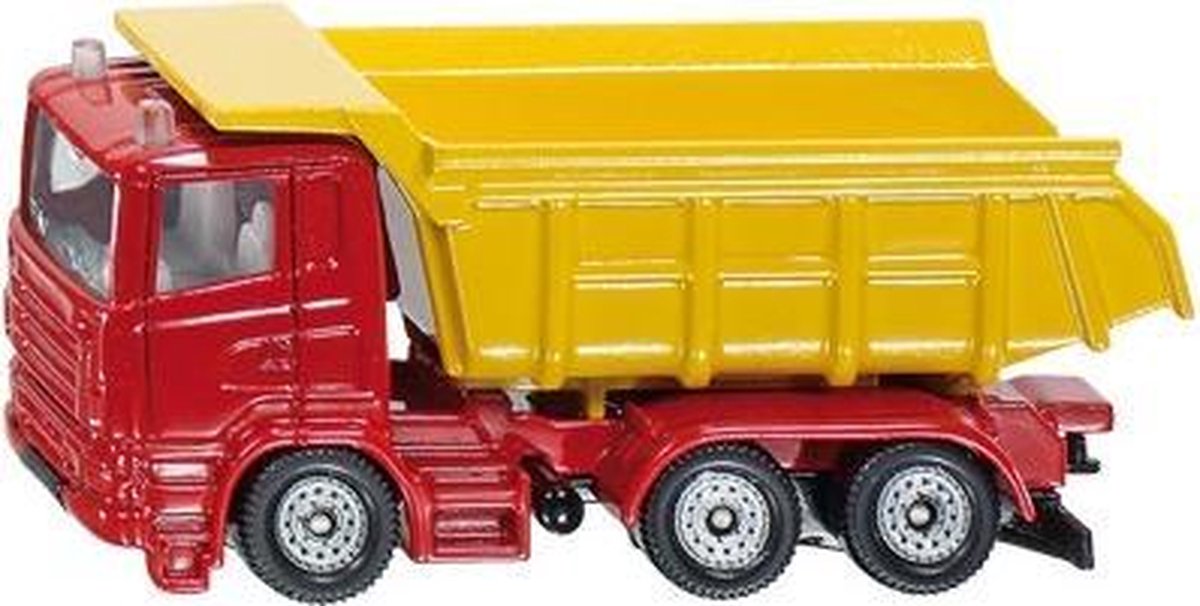 Siku vrachtwagen met kantelbak rood/geel (1075)