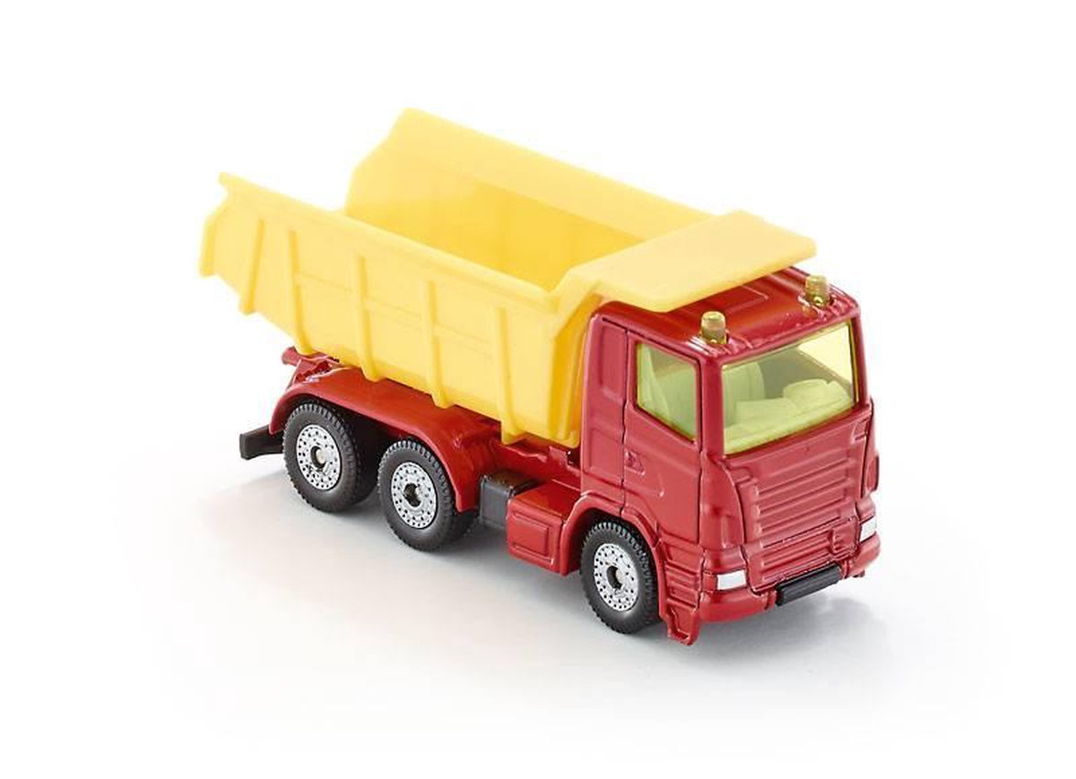 Siku vrachtwagen met kantelbak rood/geel (1075)