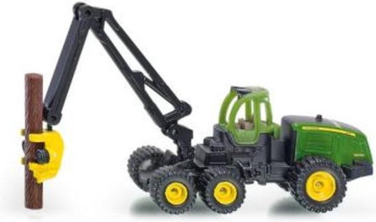 Siku John Deere 1470 boomrooimachine met boomstammen (1652) - Groen