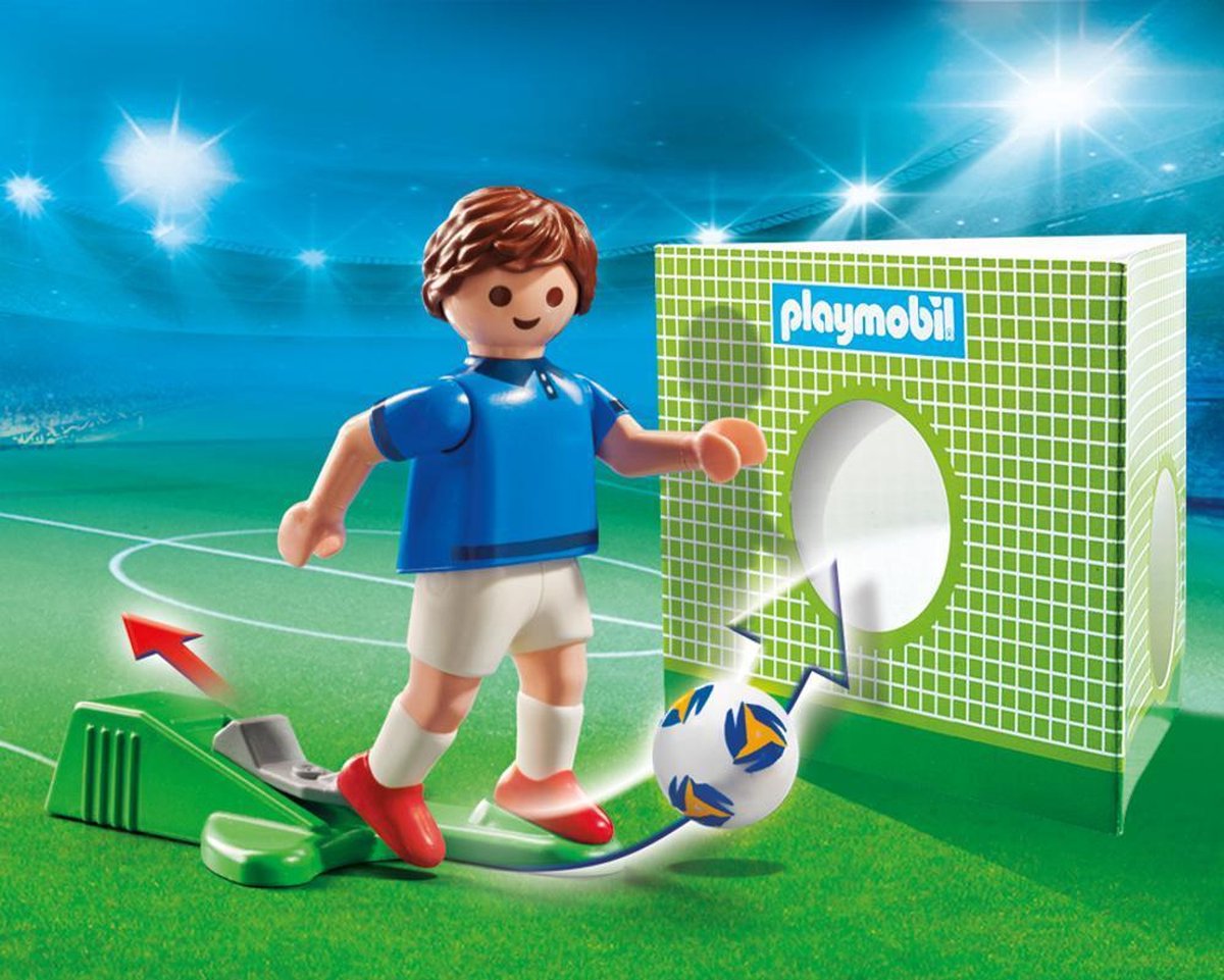 Playmobil voetbalspeler Frankrijk A junior 8 delig
