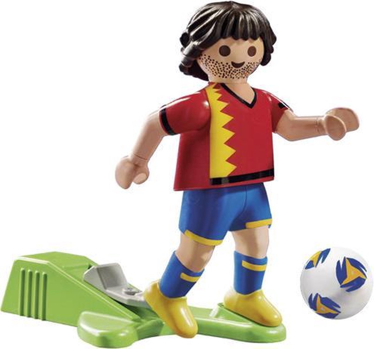 Playmobil voetbalspeler Spanje junior 8 delig