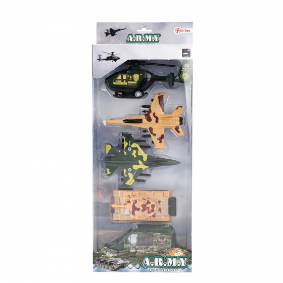 Toi-Toys Toi Toys Army militaire voertuigen - Groen