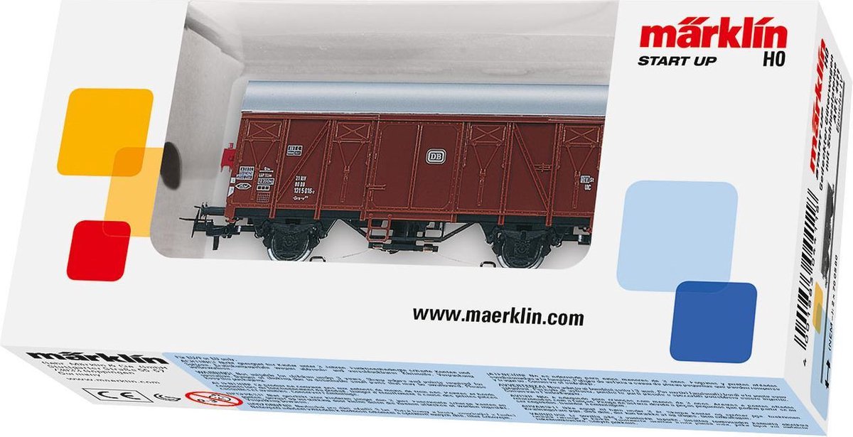 Märklin Marklin gesloten goederenwagon Start Up H0 11,5 cm - Bruin