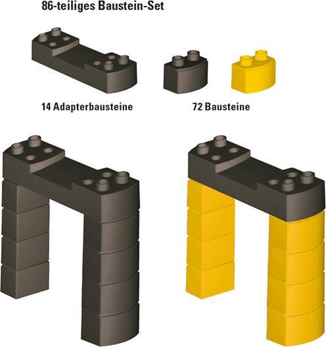 Märklin Marklin spoorwegviaduct My World H0 bouwstenenset 86 delig