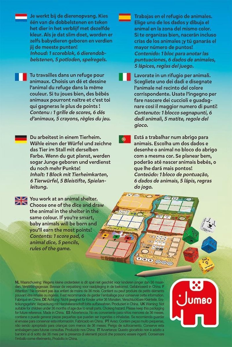 Jumbo gezelschapsspel Animal Rescue