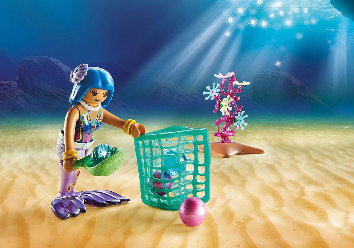Playmobil Magic Parelvissers met roggen (70099)