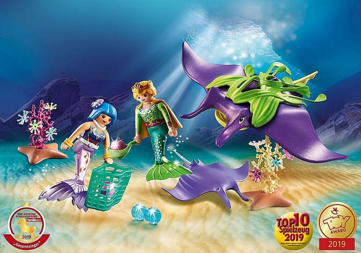 Playmobil Magic Parelvissers met roggen (70099)