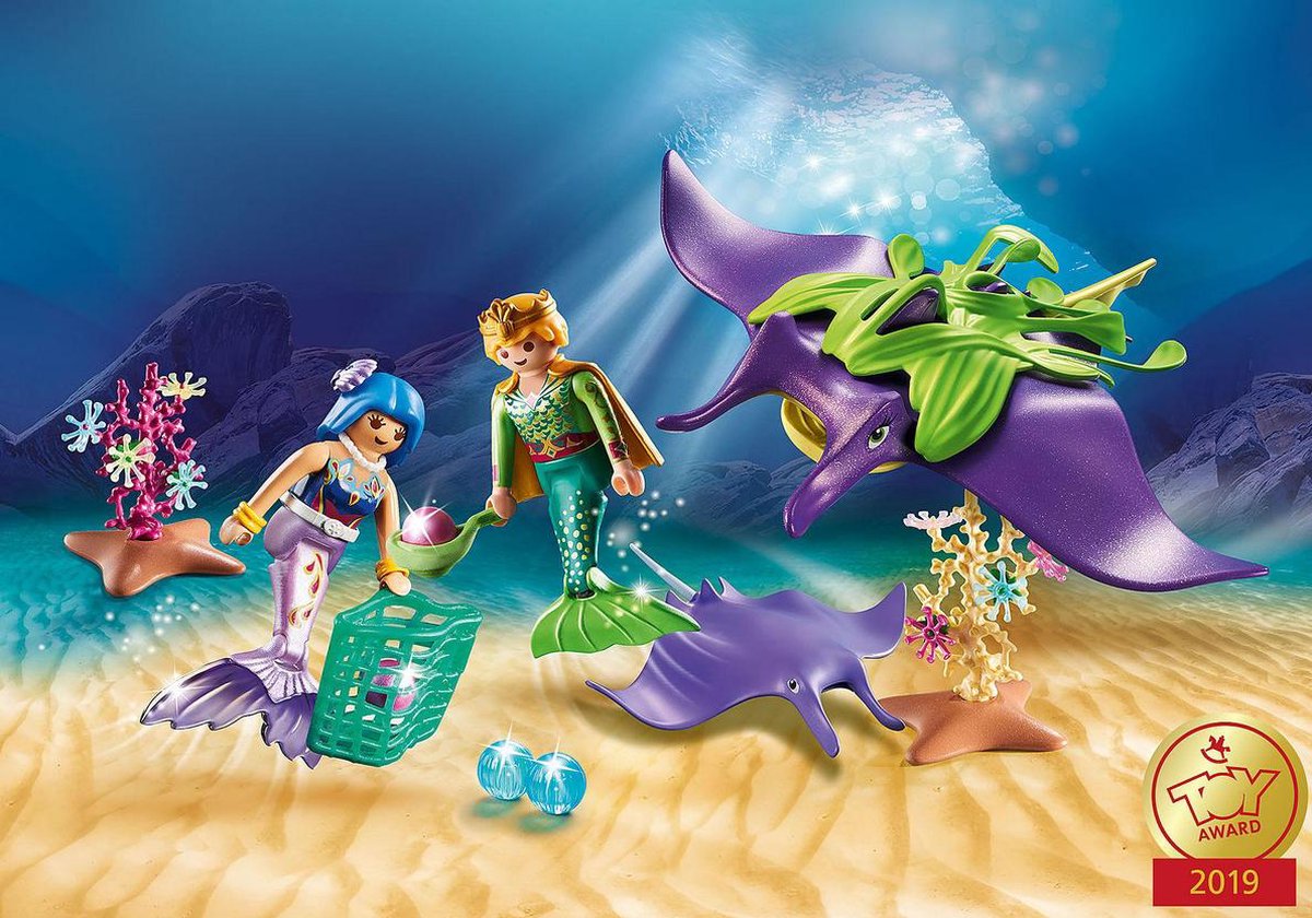 Playmobil Magic Parelvissers met roggen (70099)