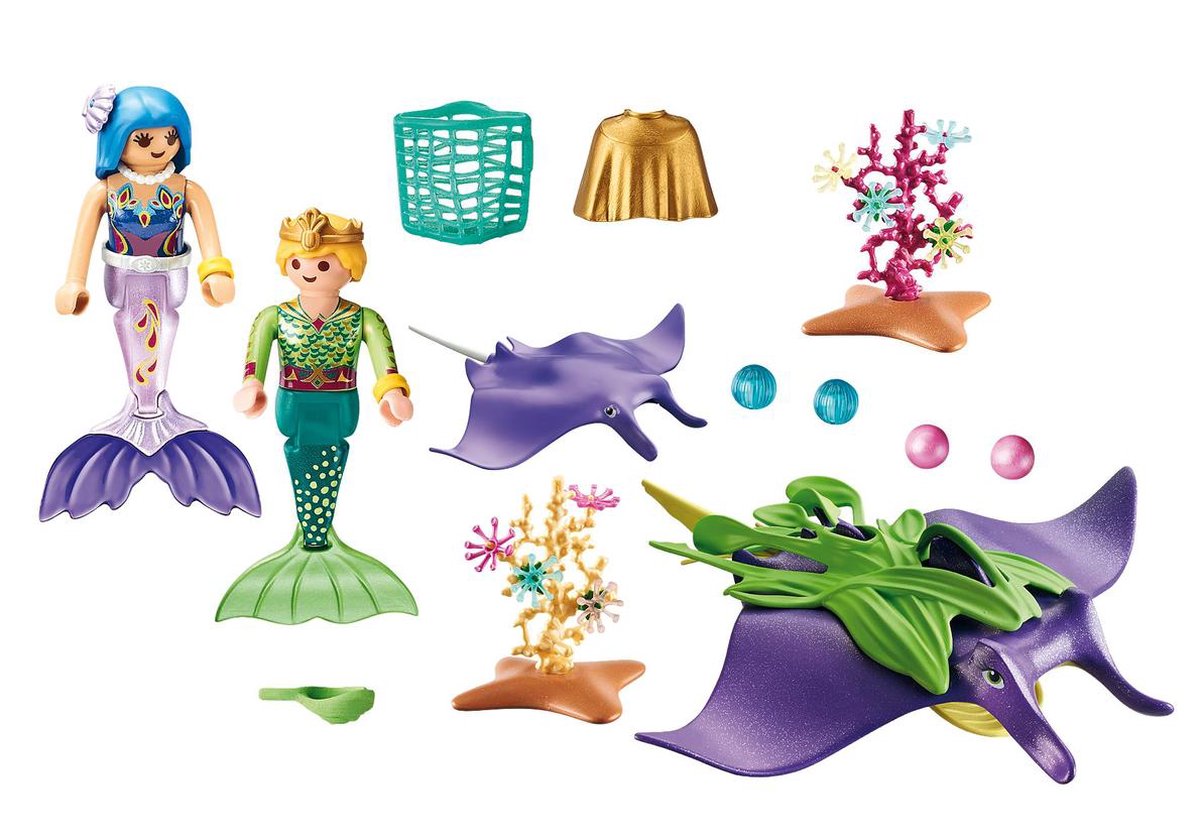 Playmobil Magic Parelvissers met roggen (70099)