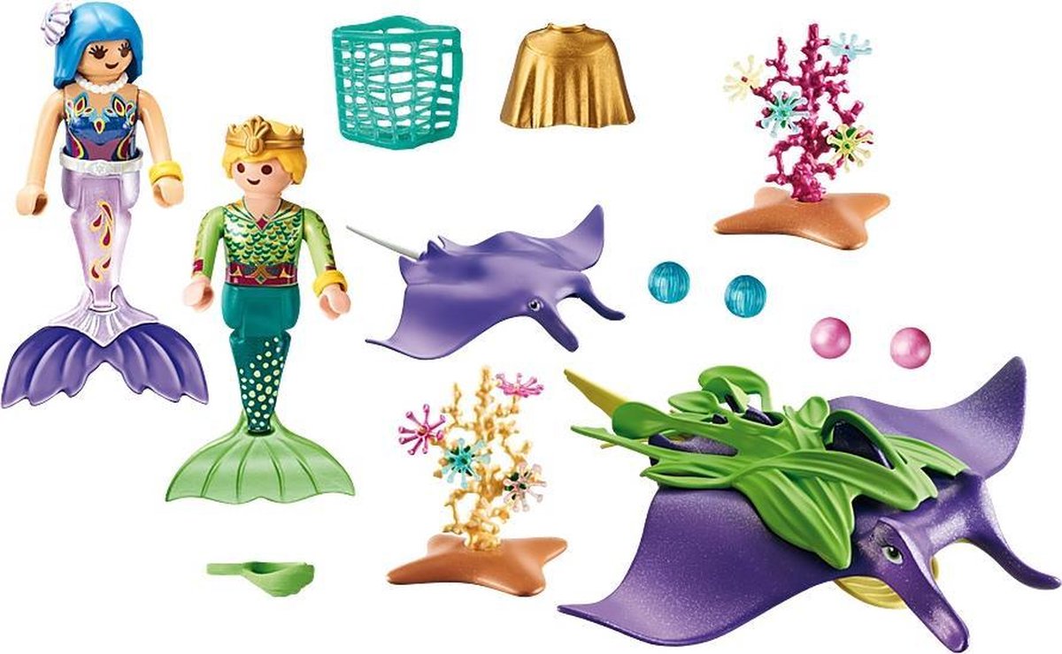 Playmobil Magic Parelvissers met roggen (70099)