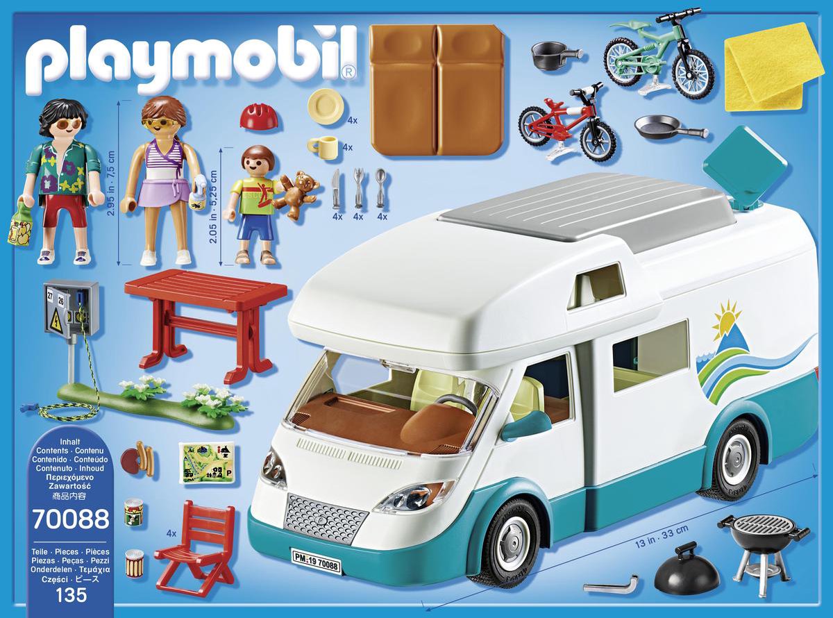 Playmobil Family Fun Mobilhome met familie (70088)