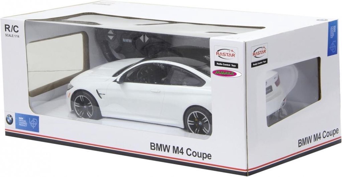 Diversen Rastar RC BMW M4 Coupe jongens 1:14 - Wit