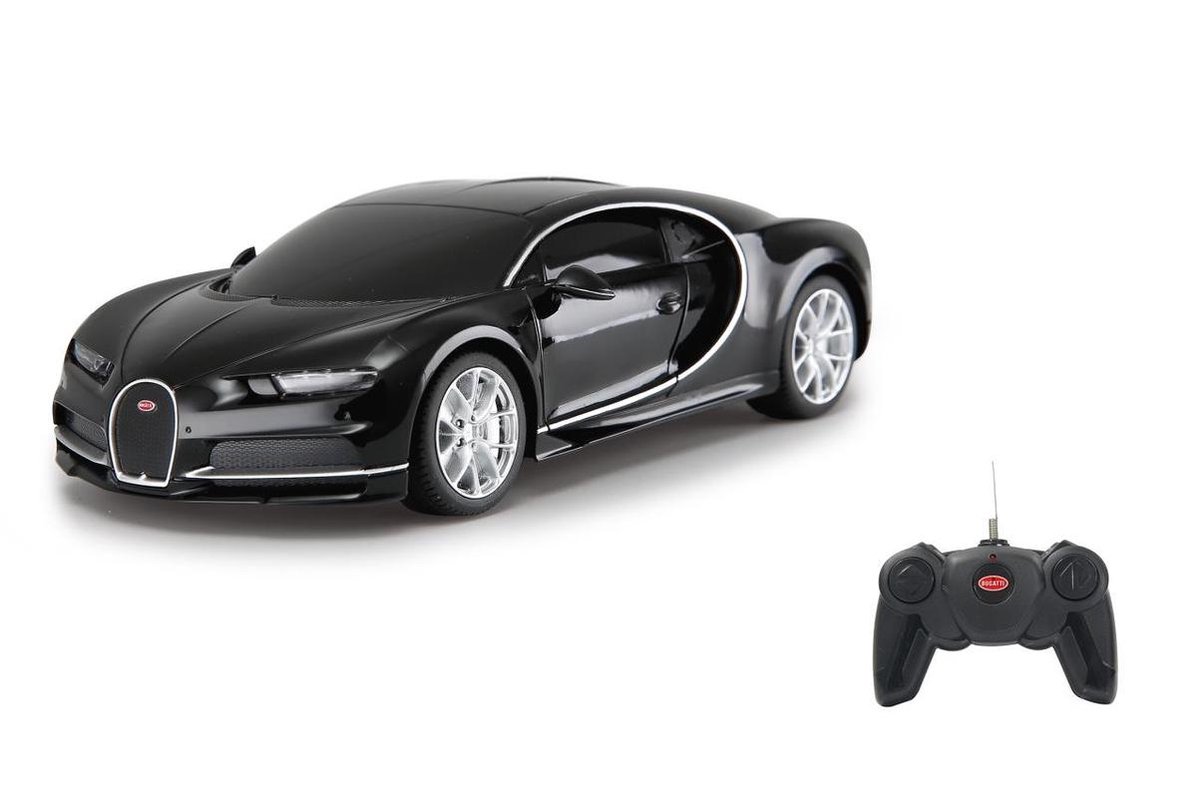 Rastar RC Bugatti Chiron jongens 27 MHz 1:24 - Negro