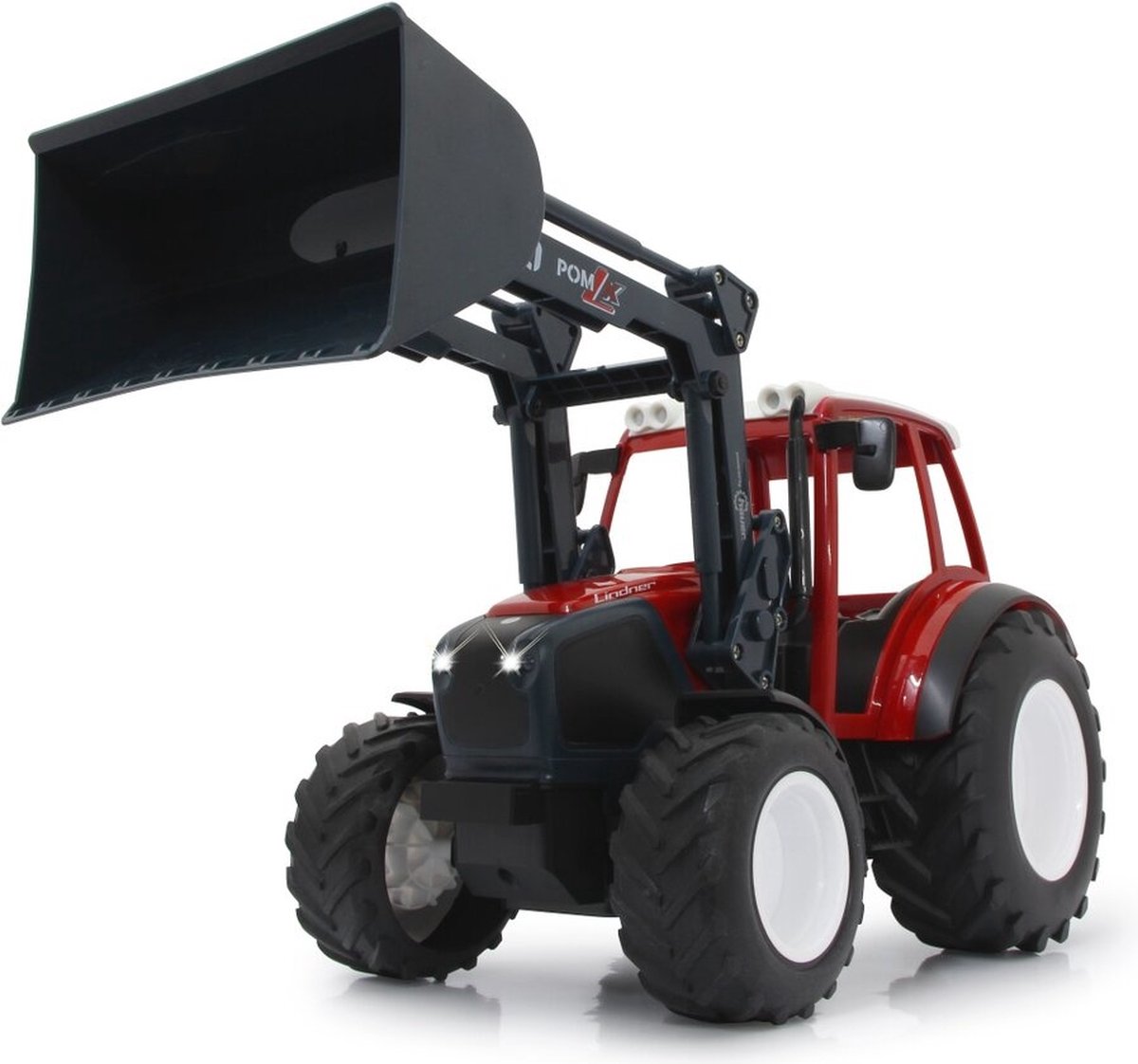 Jamara tractor Lindner Geotract Frontlader 1:16 2,4 GHz - Rood