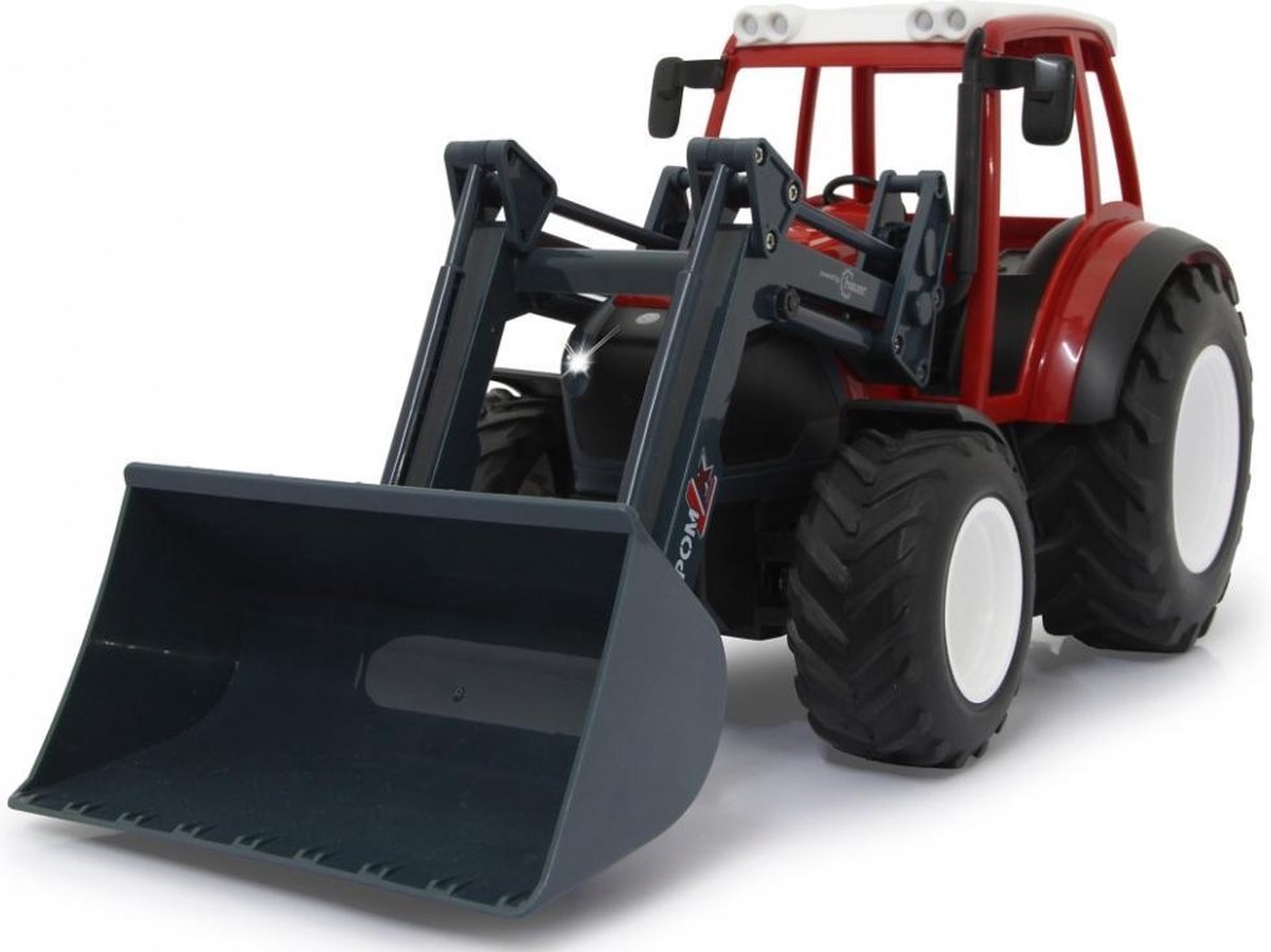 Jamara tractor Lindner Geotract Frontlader 1:16 2,4 GHz - Rojo