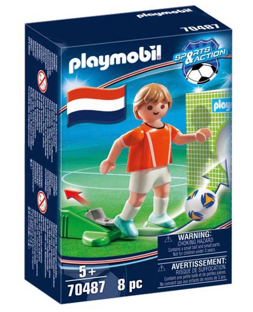 Playmobil Sport & Action: voetbalspeler Nederland (70487)