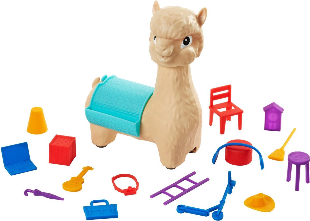 Mattel gezelschapsspel Stapelgekke Alpaca (NL) 16 delig