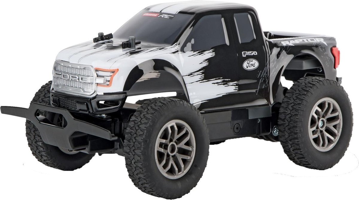 Carrera RC raceauto Ford F 150 Raptor 1:18/wit - Zwart