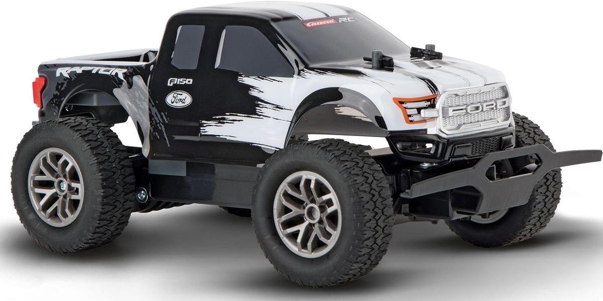 Carrera RC raceauto Ford F 150 Raptor 1:18/wit - Zwart