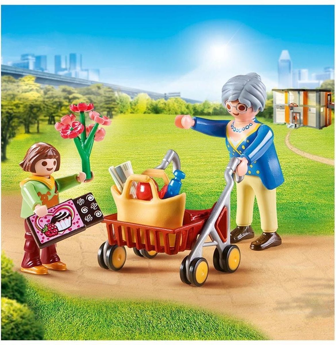 Playmobil City Life Oma met rollator (70194)