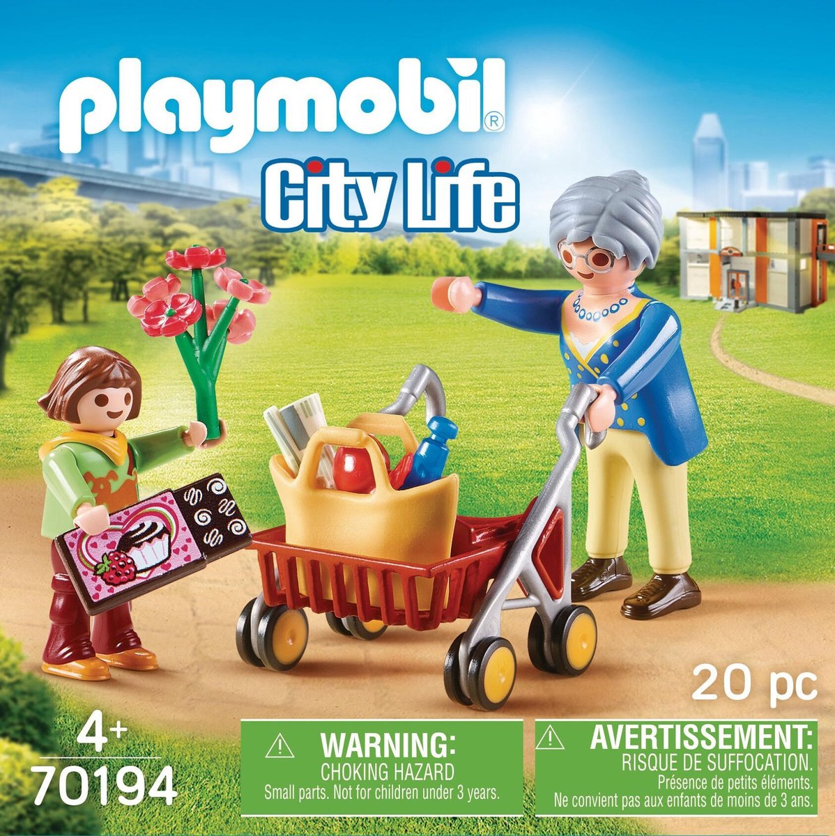 Playmobil City Life Oma met rollator (70194)