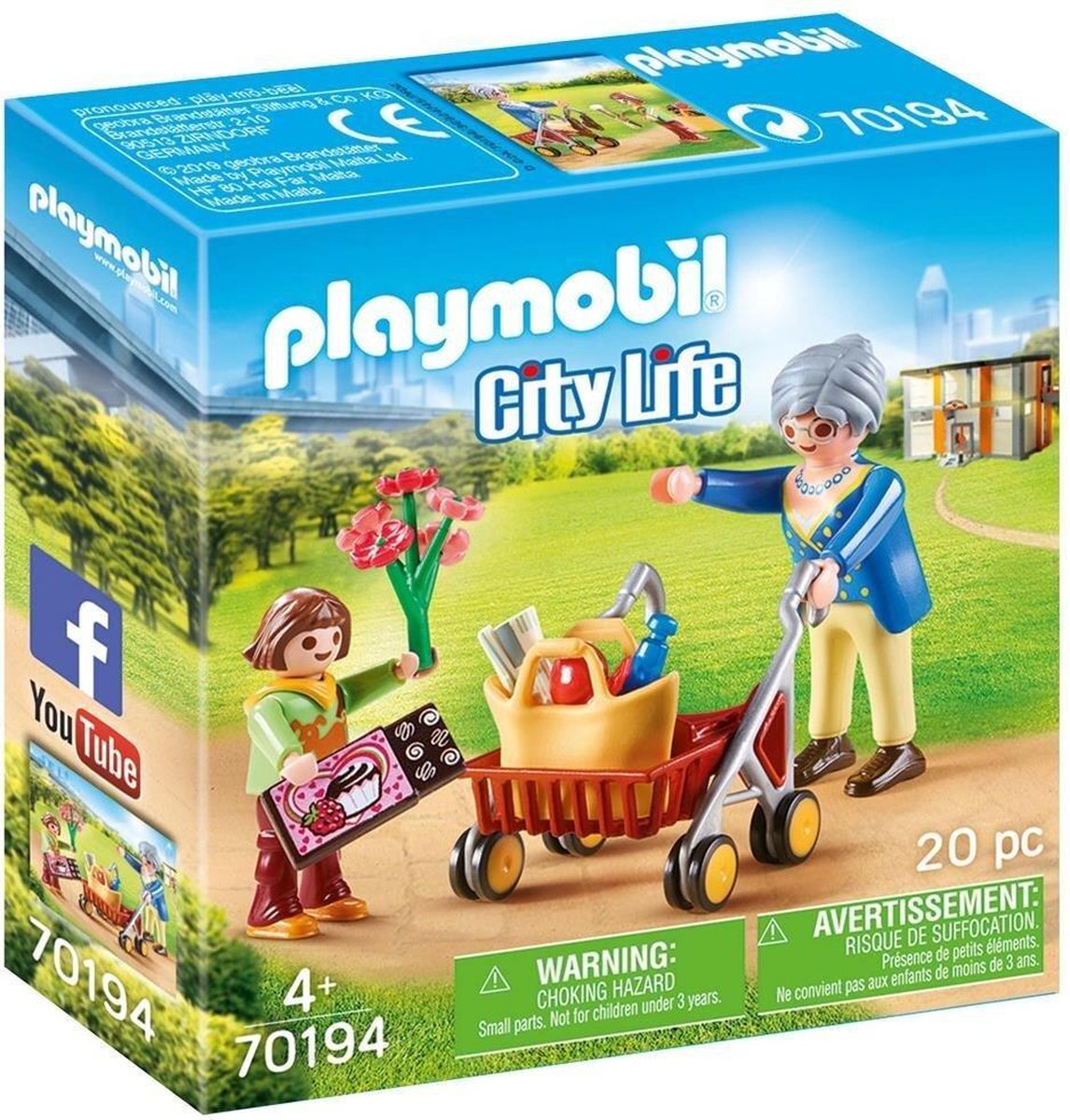Playmobil City Life Oma met rollator (70194)