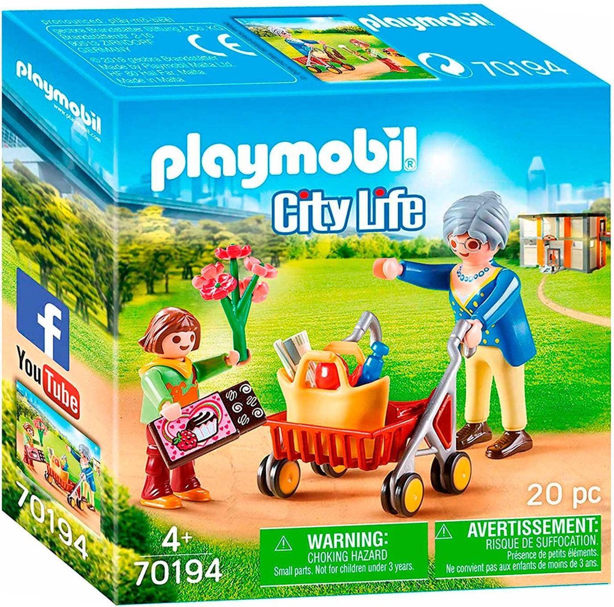 Playmobil City Life Oma met rollator (70194)
