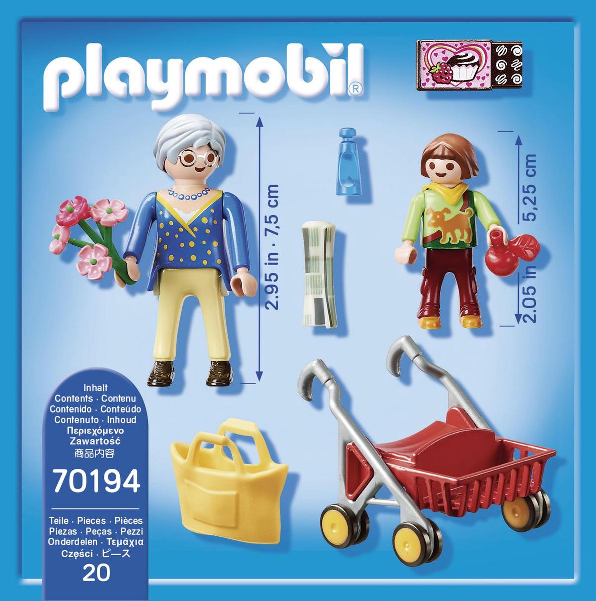 Playmobil City Life Oma met rollator (70194)