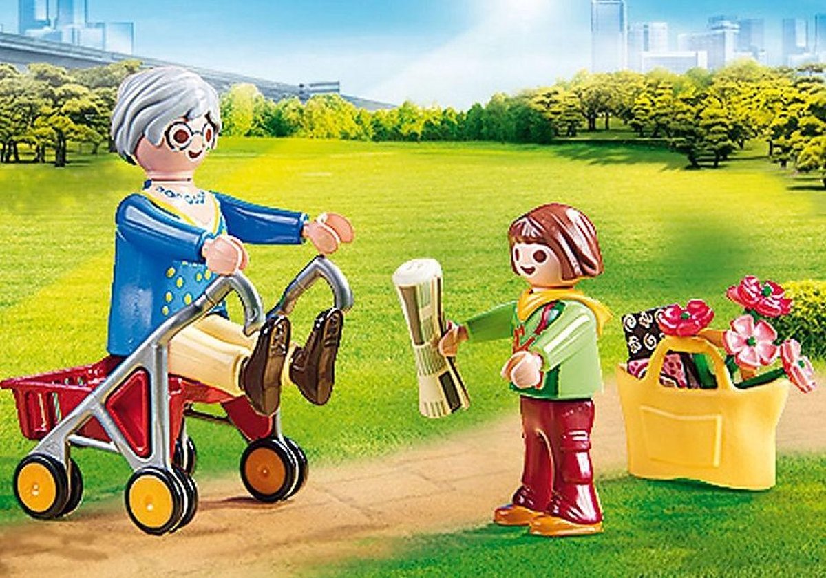 Playmobil City Life Oma met rollator (70194)