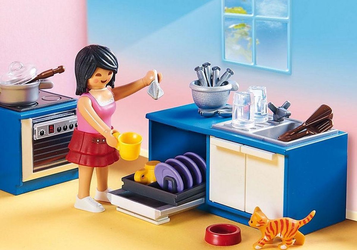 Playmobil Dollhouse leefkeuken (70206)