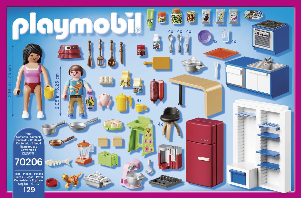 Playmobil Dollhouse leefkeuken (70206)